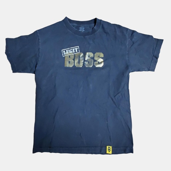 WWE NXT Gold Sasha Banks Legit Boss‎ Bank On It T-Shirt Short Sleeve M Black - Picture 1 of 7